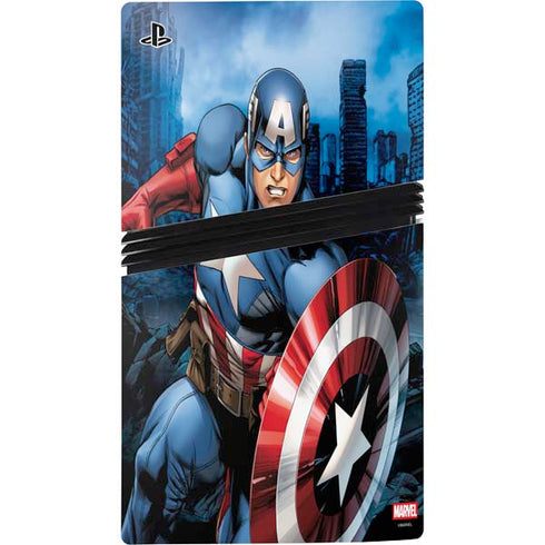 Marvel Captain America Portrait PS5 Pro Bundle Skin